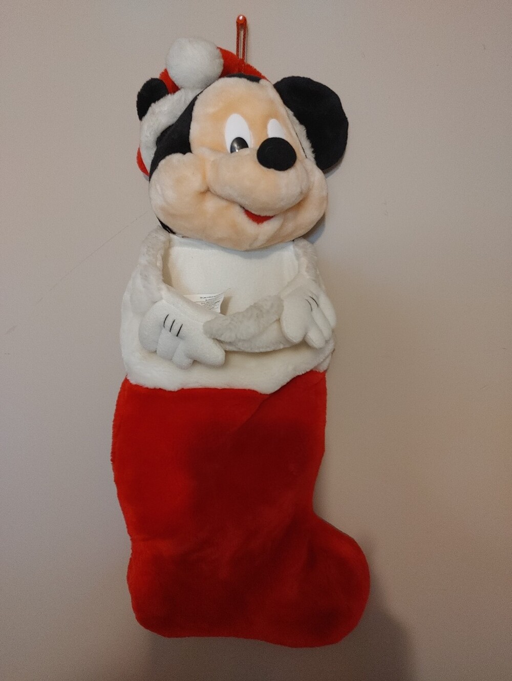 Mickey Mouse Plush Christmas Stocking